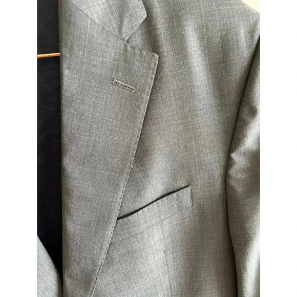 Cremieux Collection Mens Two Button Suit Jackets Blazer Sport Coat Grey Sz 44R - Picture 3 of 13